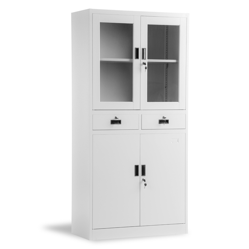 Метален шкаф Carmen CR 1247 JZ – сив