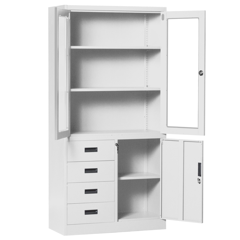Метален шкаф Carmen CR-1278 J – сив