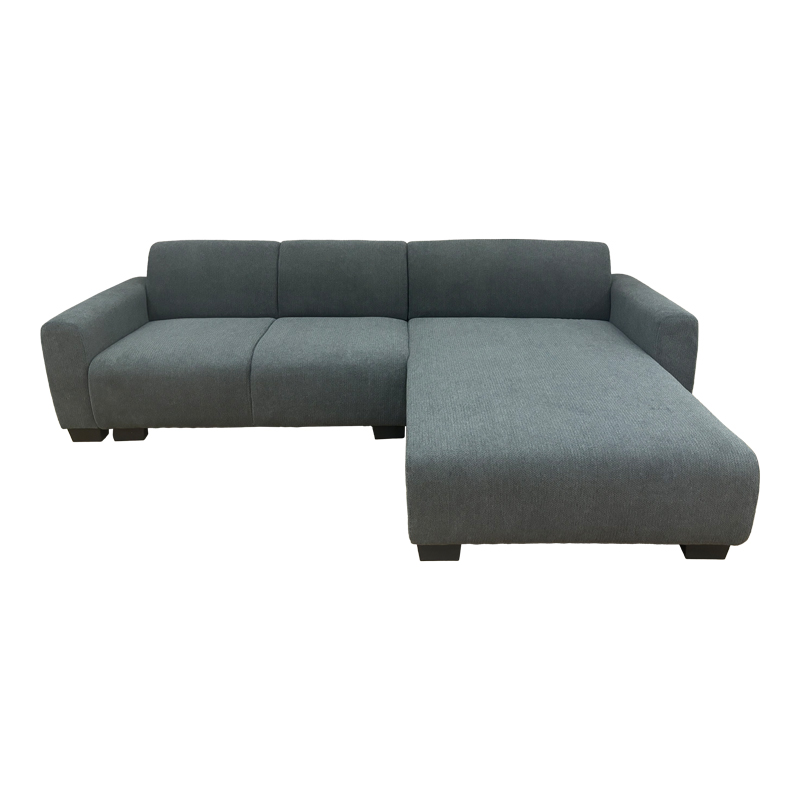 Диван 287x161x71 см с обратим ъгъл сив цвят