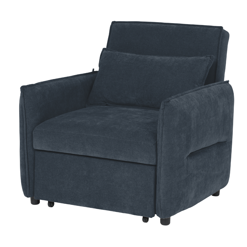 Разтегателен фотьойл AKETI – син М86