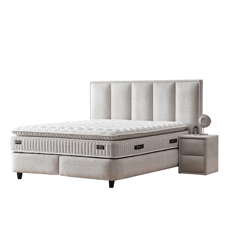 Тапицирана спалня с матрак ASTORIA 180 x 200 – перла 01