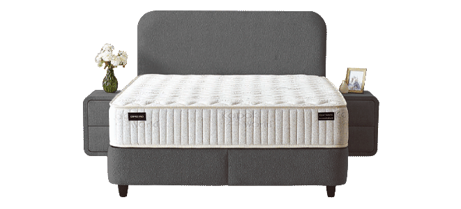Тапицирана спалня с матрак COMO PRO 160 х 200 – антрацит SY