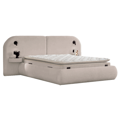 Тапицирана спалня с матрак ELYSIA 160 х 200