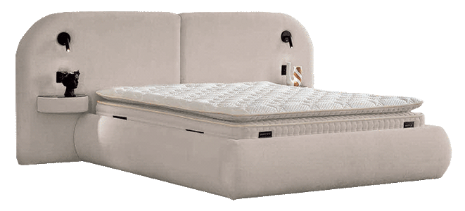 Тапицирана спалня с матрак ELYSIA 160 х 200