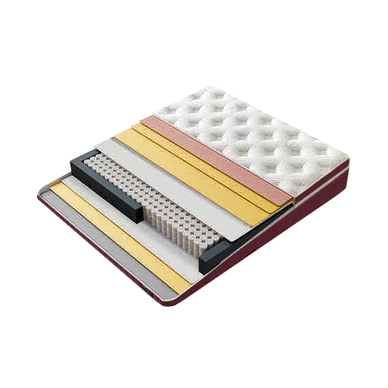 Тапицирана спалня с матрак MINI PUZZLE 160 х 200 – бордо 59
