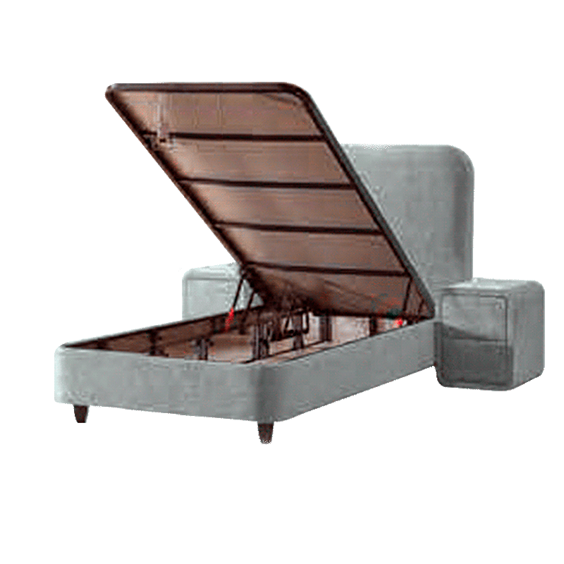 Тапицирано легло с матрак COMO PRO 90 x 200 – сив P
