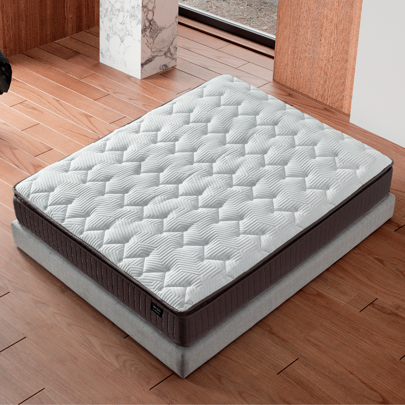 Тапицирана спалня с матрак MINI MOONLIGHT 140 х 200 – тъмнокафяв 680