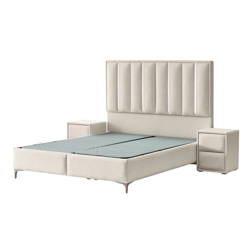 Тапицирана спалня с матрак MINI MOONLIGHT 180 х 200 – бежов 02