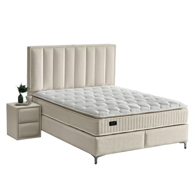 Тапицирана спалня с матрак MINI MOONLIGHT 180 х 200 - бежов 02