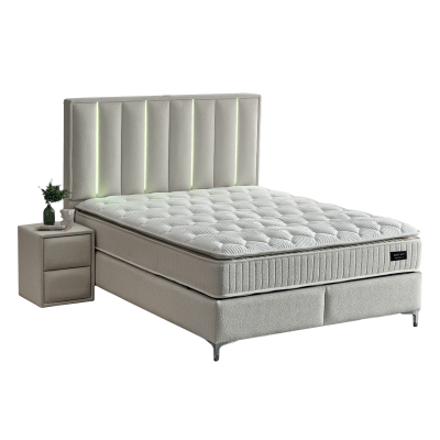 Тапицирана спалня с матрак MINI MOONLIGHT 180 х 200 - крем 01