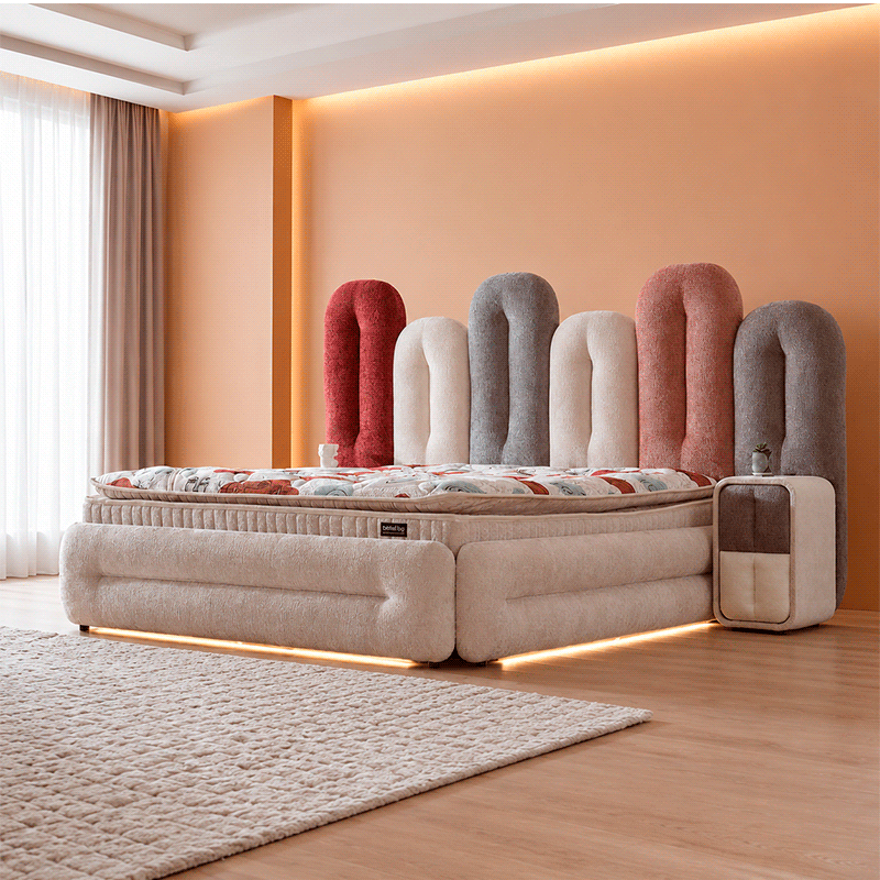 Тапицирана спалня с матрак HARMONIE 160 x 200