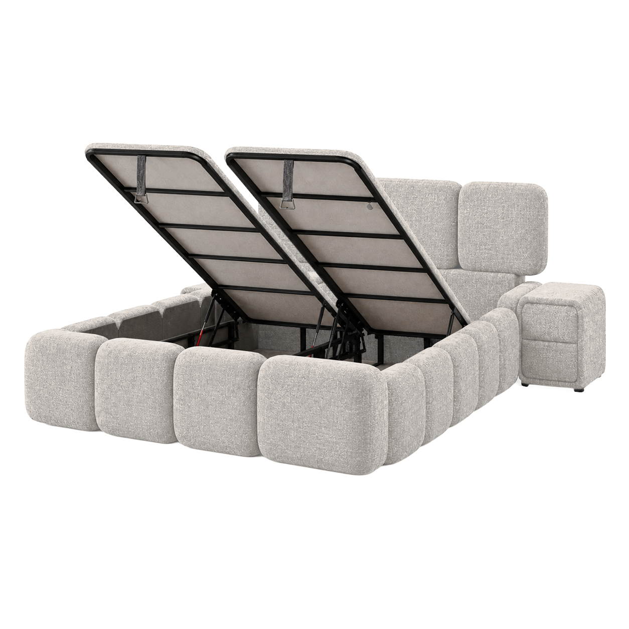 Тапицирана спалня с матрак LEGO 160 х 200 – крем 02