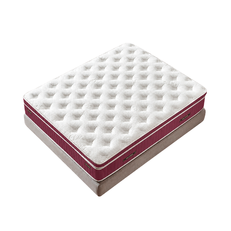 Тапицирана спалня с матрак MINI PUZZLE 160 х 200 – бордо 59