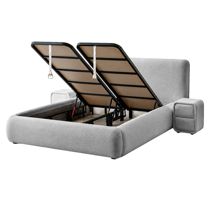 Тапицирана спалня с матрак RODOS PRO 160 х 200 – сив 18