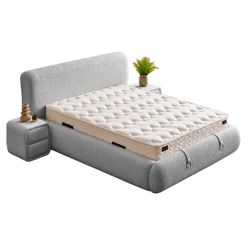 Тапицирана спалня с матрак RODOS PRO 160 х 200 – сив 18