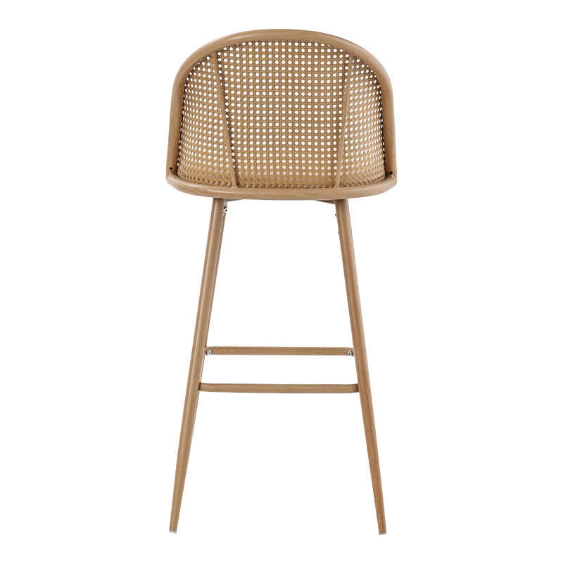 Бар стол цвят натурал