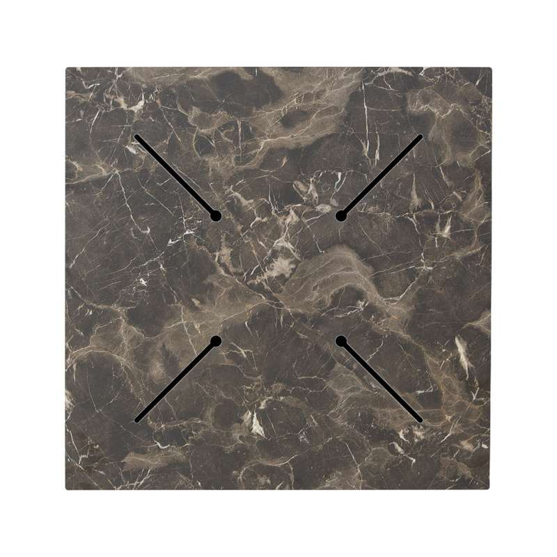 HPL плот 60×60 см тъмно сив мрамор
