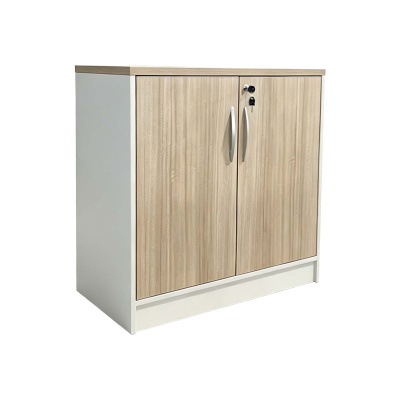 Офис шкаф 80x40x80 см дъб-бежов