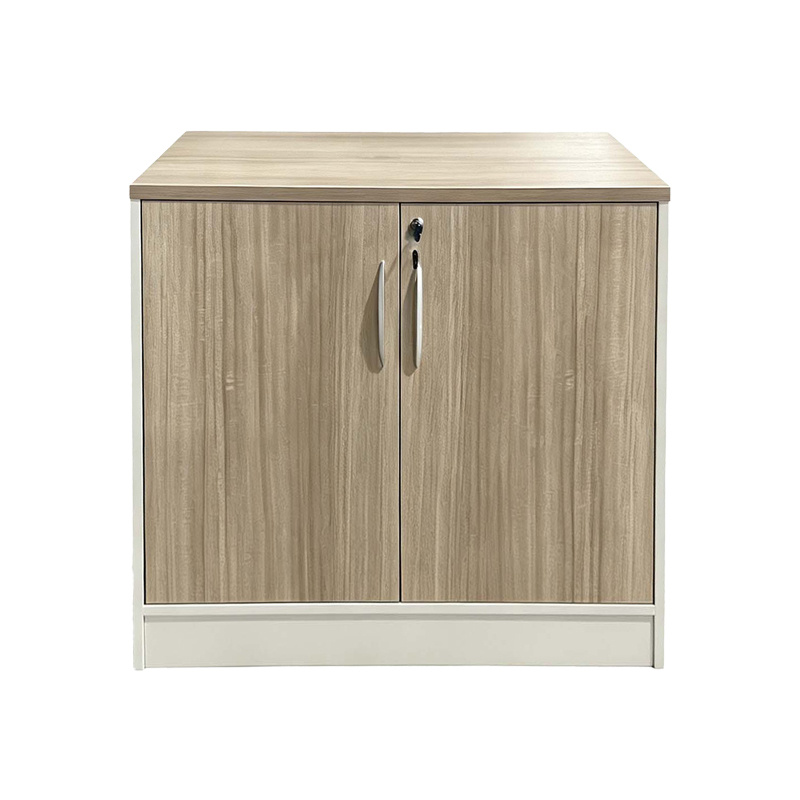 Офис шкаф 80x40x80 см дъб-бежов