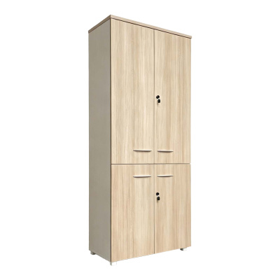 Офис шкаф 80x40x200 см дъб-бежов