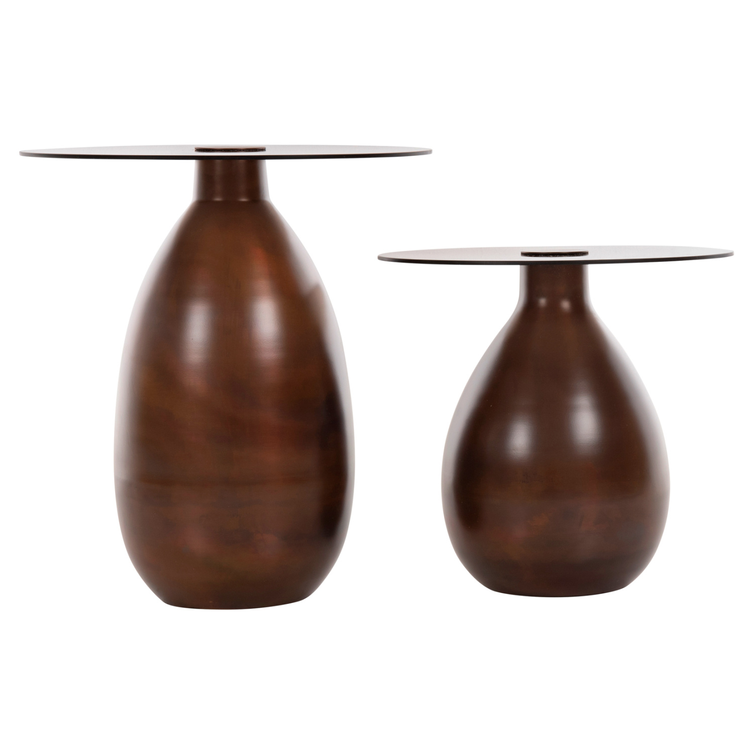 Помощни маси меден цвят